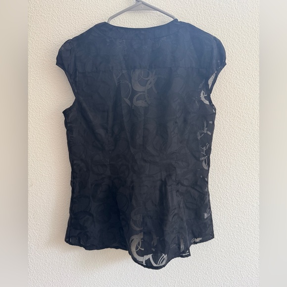 Express design studio sheer blouse - Picture 4 of 6